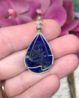 Lapis Lazuli Pendant for Truth, Self Awareness & Self Expression