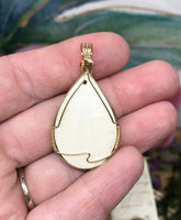 Abalone Shell & Osmena Shell Pendant for Connection to the Ocean, Solace and Harmony