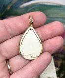 Abalone Shell & Osmena Shell Pendant for Connection to the Ocean, Solace and Harmony