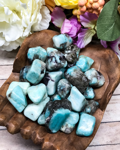 Amazonite Tumbled Stone for Communication, Objectivity & Inner Conflicts