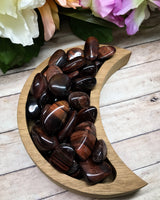 Red Tiger Eye Tumbled Stone for Boosting Natural Talents, Skills & Abilities