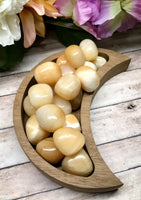 Golden Calcite Tumbled Stone for