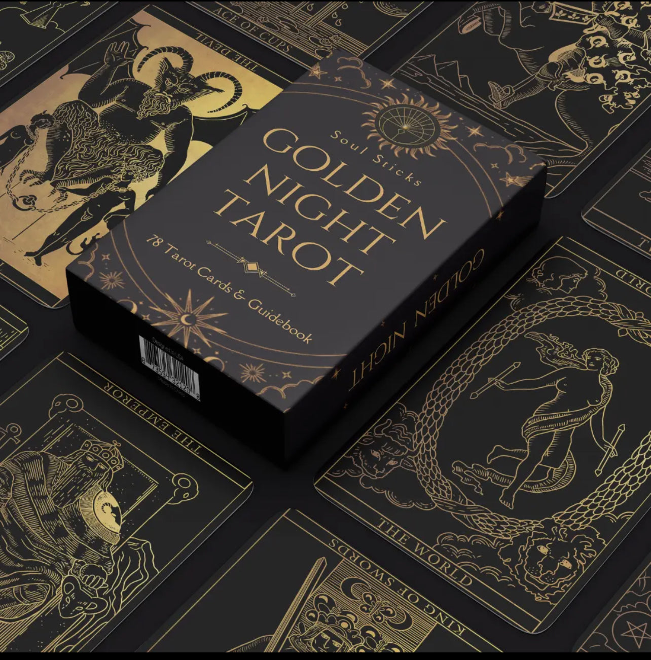 Golden Night Tarot Cards