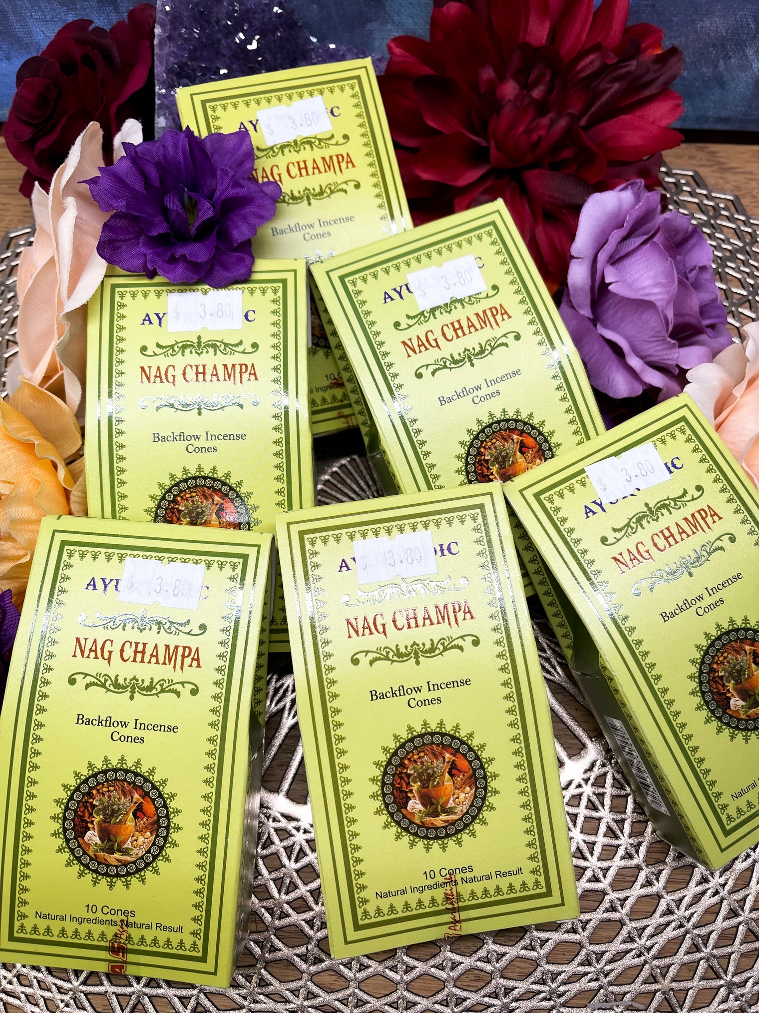 Nag Champa Backflow Incense Cones
