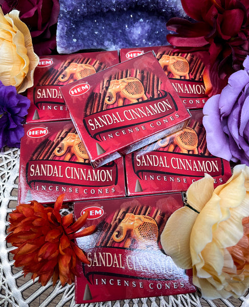 Sandalwood & Cinnamon Incense Cones