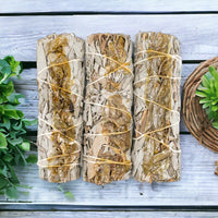 Copal Resin White Sage Smudge Stick for Meditation, Psychic & Spiritual Purification