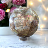 Abalone Shell Sphere for Promoting Emotional Balance, Intuition & Spiritual Awareness