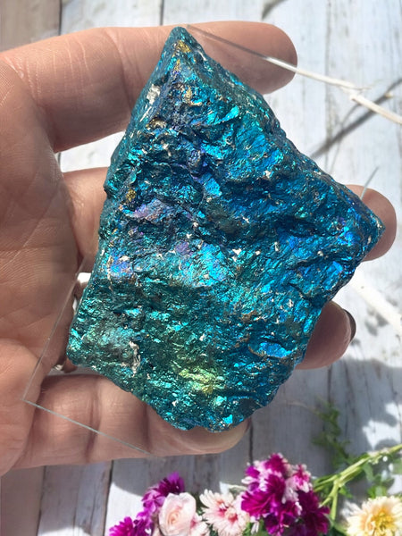 Chalcopyrite Specimen for Abundance, Energy Clearing & Creativity