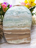 Blue Caribbean Calcite Freeform for Inner Purpose & Elevating Consciousness