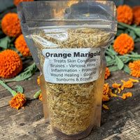 Orange Marigold "Solar Healing, Golden Protection, Gentle Renewal"