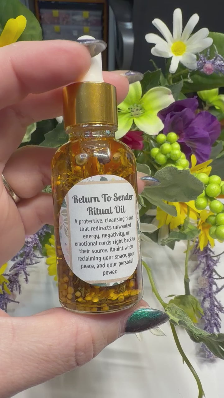 Return To Sender Ritual Oil