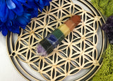 Chakra Double Terminated Wand for Aligning & Cleansing Your Chakra's