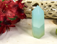Mint Green Fluorite Crystal Point for Aptitude, Discernment & Absorption of New Information