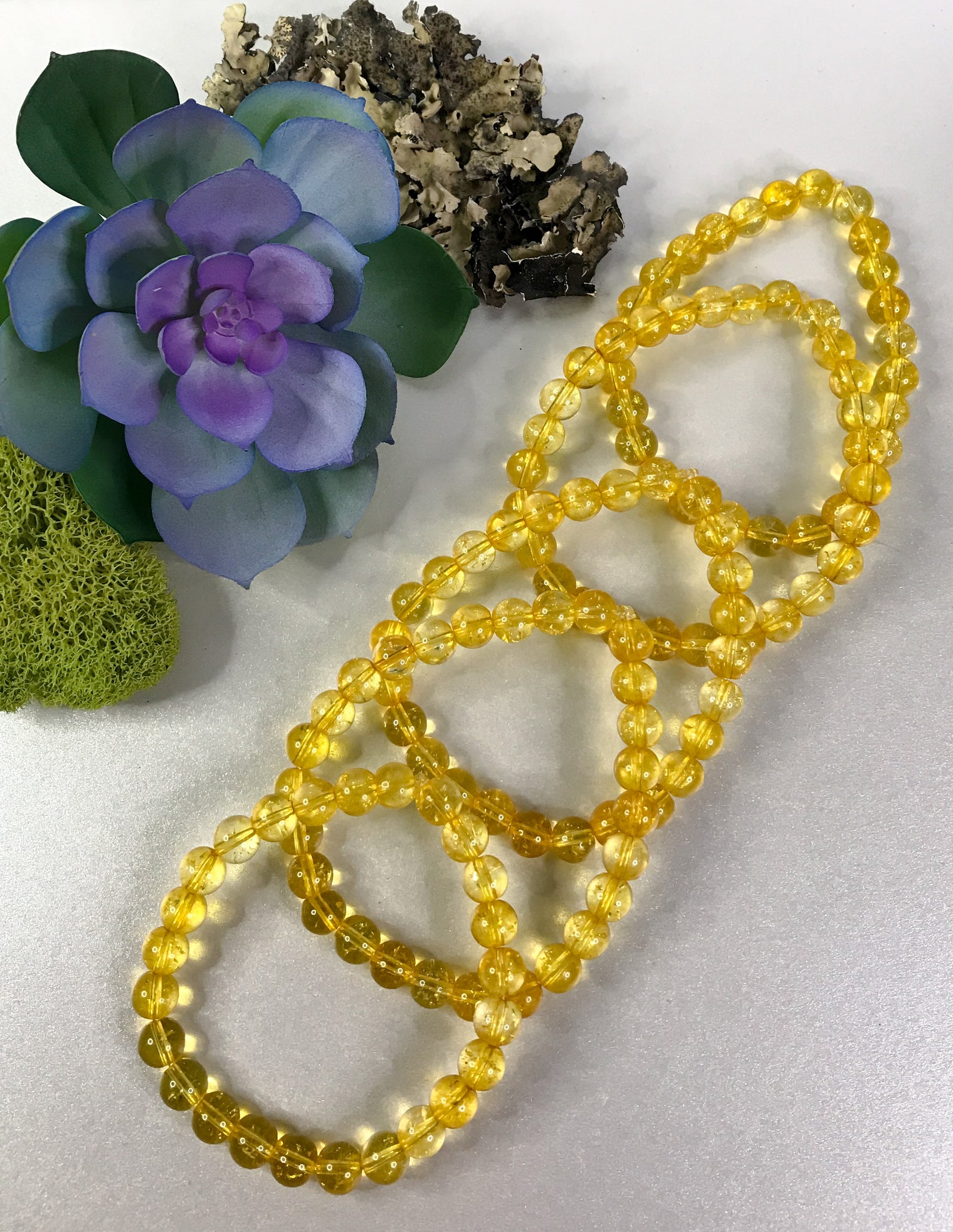 Citrine Gemstone Bracelet for Self Esteem, Self Confidence and Self Expression