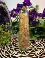 Citrine Orgonite Tower for Self Esteem, Self Confidence and Self Expression
