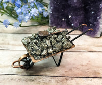 Iron Pyrite Ore Cart for Boosting Energy Levels, Attracts Abundance & Helps You To Live Life To The Fullest