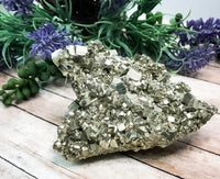 Iron Pyrite Mineral Specimen  for Boosting Energy Levels, Attracts Abundance & Helps You To Live Life To The Fullest