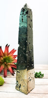 Iron Pyrite Tower for Boosting Energy Levels, Attracts Abundance & Helps You To Live Life To The Fullest