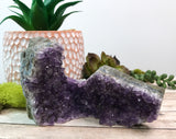 Amethyst Crystal Geode  for Protection, Selflessness & Relieving Stress