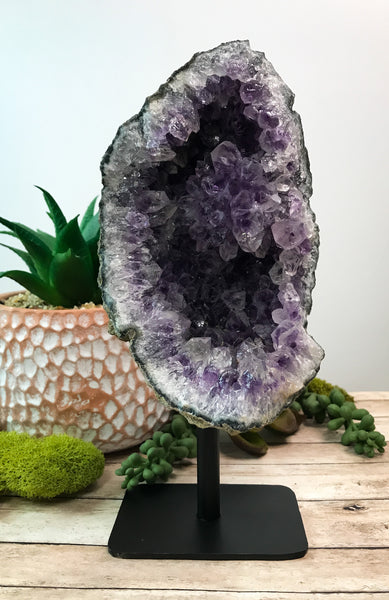 Amethyst Crystal Geode for Protection, Selflessness & Relieving Stress