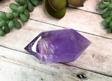 Double Terminated Amethyst Wand for Protection, Mood Swings & Spiritual Wisdom