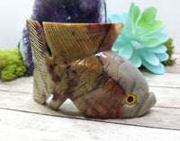 Rhyolite Carved Fish for Recognizing Your Potential & Encourages You To Reach For Your Dreams