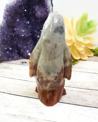 Rhyolite Carved Penguin for Recognizing Your Potential & Encourages You To Reach For Your Dreams