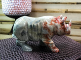 Rhyolite Carved Rhino for Recognizing Your Potential & Encourages You To Reach For Your Dreams