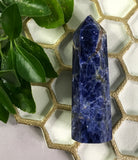Sodalite Crystal Point for Bringing Order & Calmness To The Mind